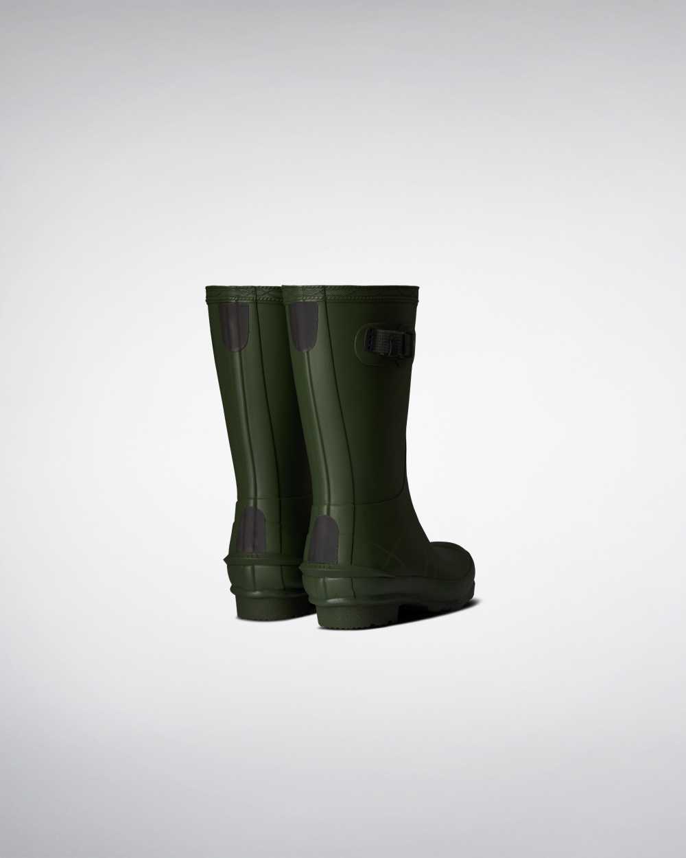 Hunter Norris Kids Rain Boots NZ-85241X Green